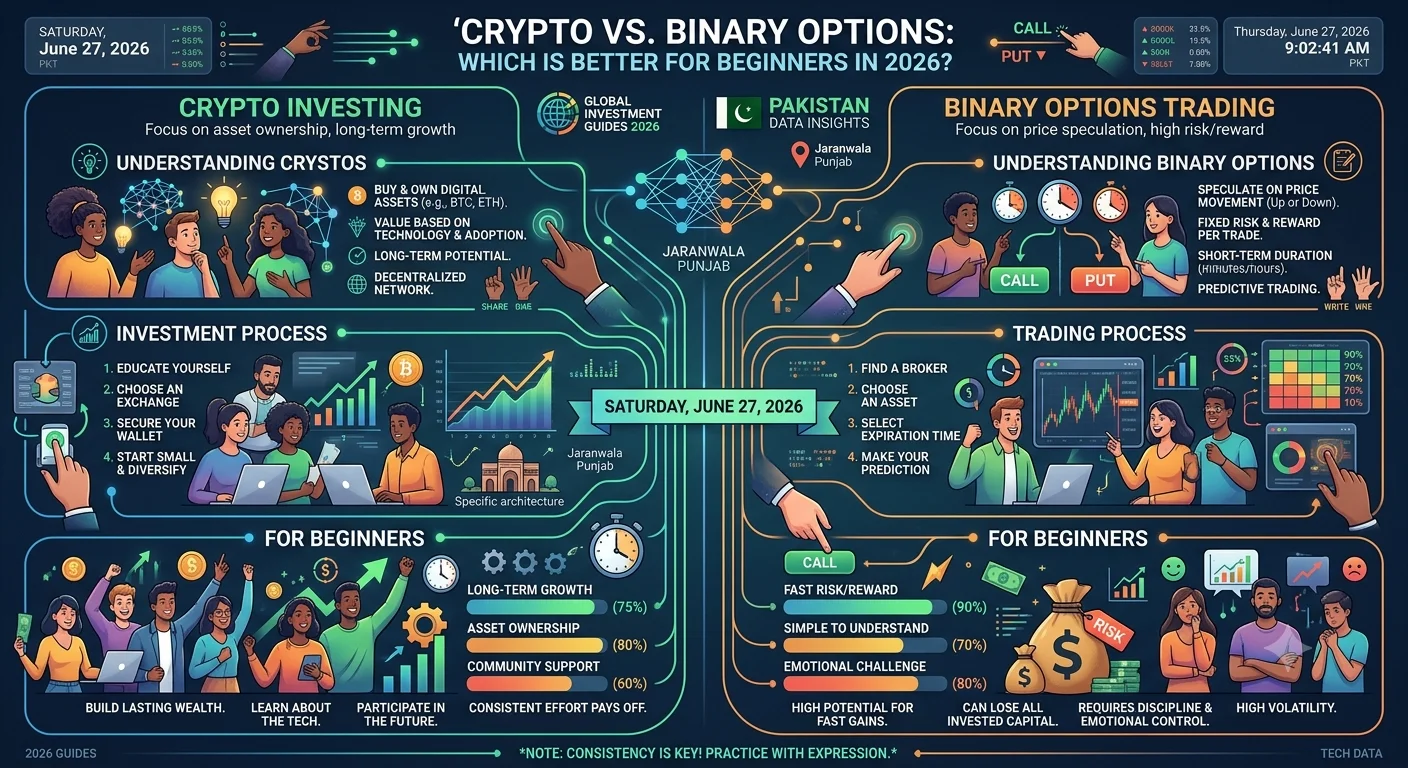 Crypto vs Binary Options Which Is Better for Beginners Who Want to Invest in 2026