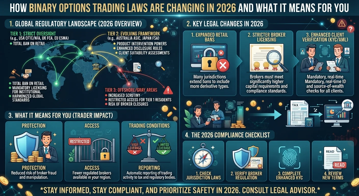 How Binary Options Trading Laws Are Changing in 2026 and What It Means for You