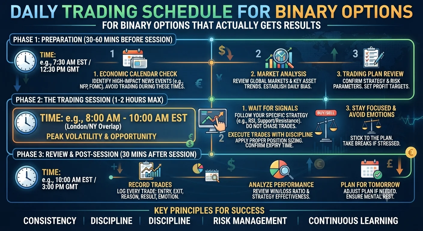 How to Build a Daily Trading Schedule for Binary Options That Actually Gets Results