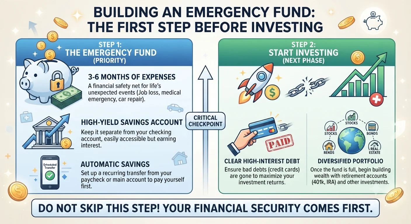 How to Build an Emergency Fund Before You Start Investing Your Money