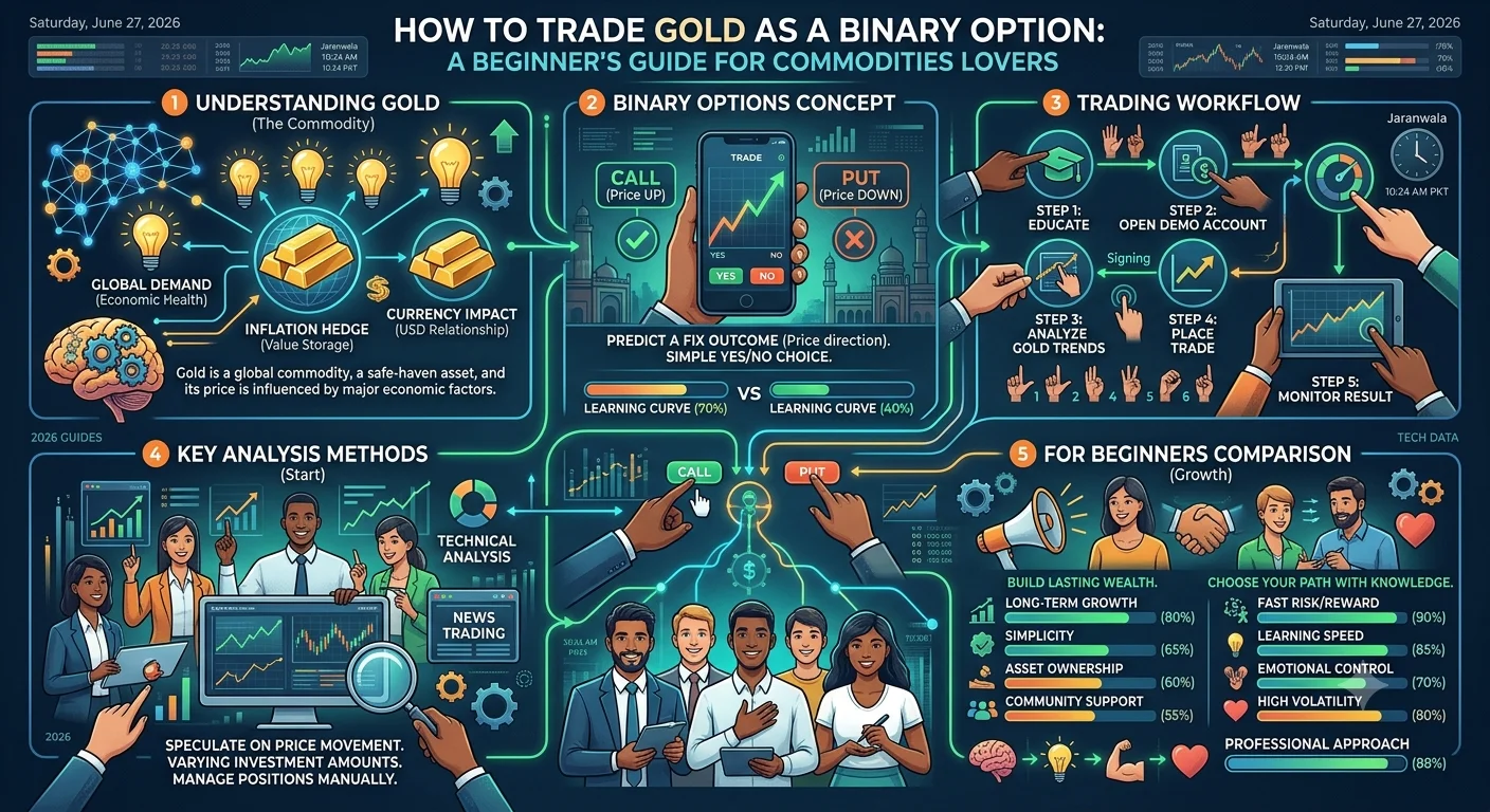 How to Trade Gold as a Binary Option for Beginners Who Love Commodities