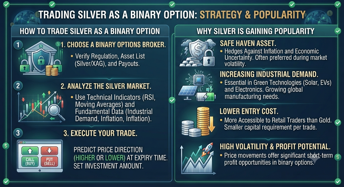 How to Trade Silver as a Binary Option and Why Silver Is Gaining Popularity
