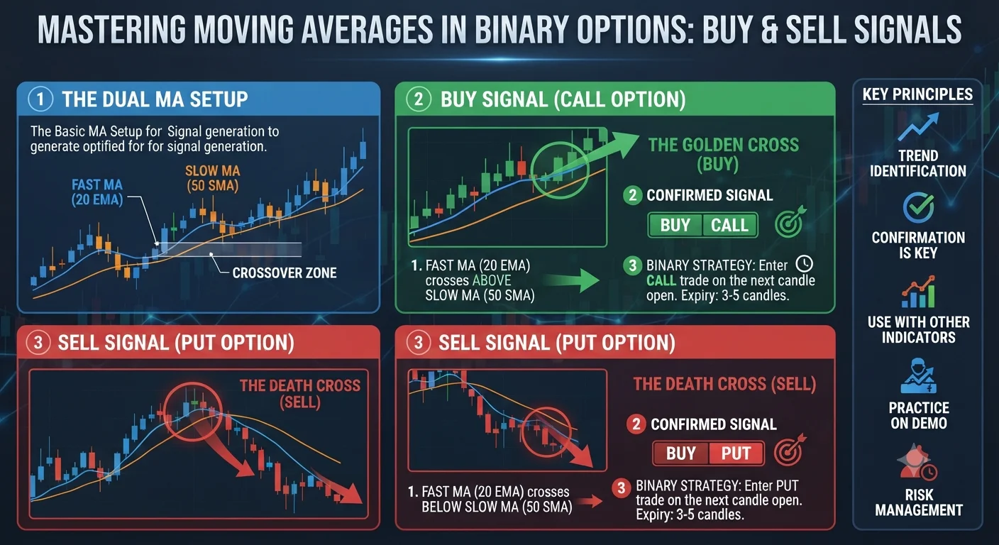 How to Use Moving Averages in Binary Options for Clear Buy and Sell Signals