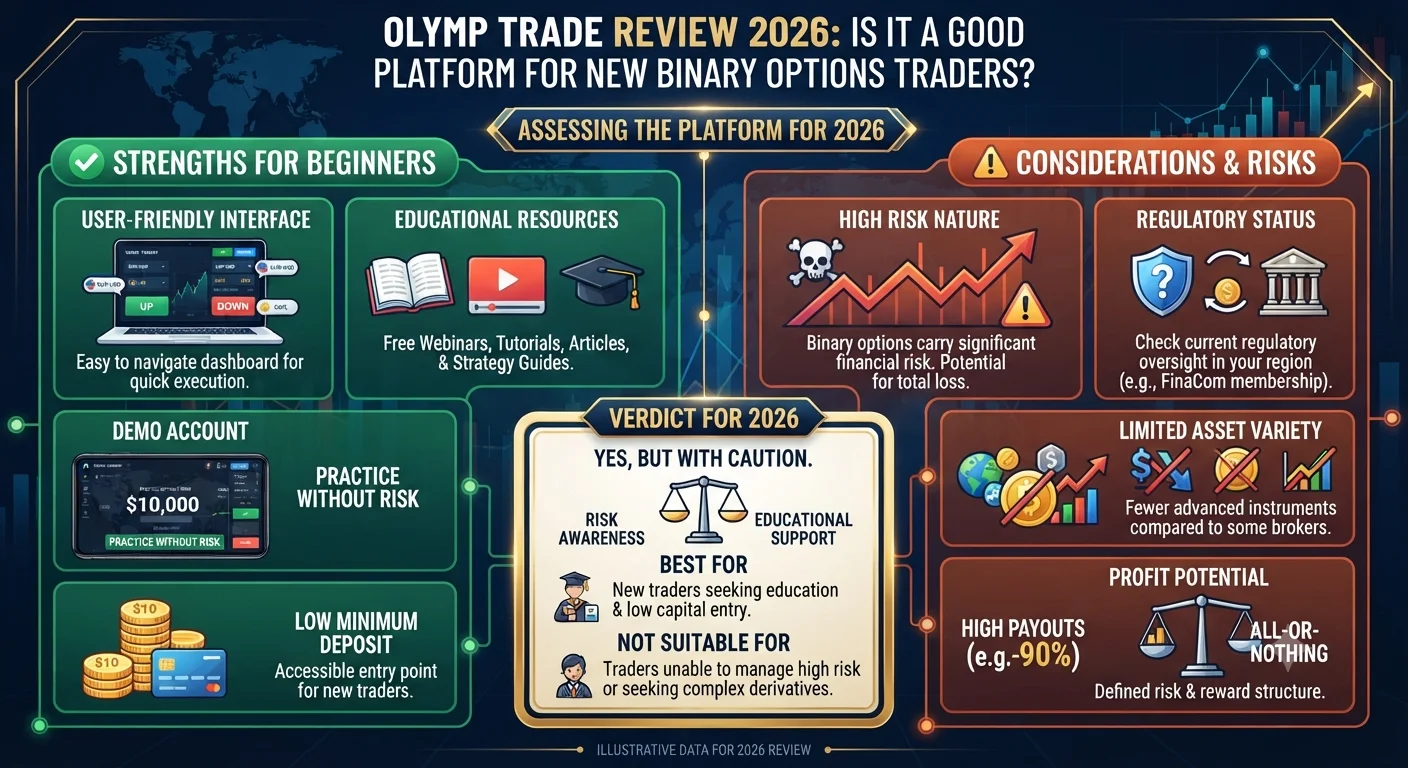 Olymp Trade Review 2026 Is It a Good Platform for New Binary Options Traders