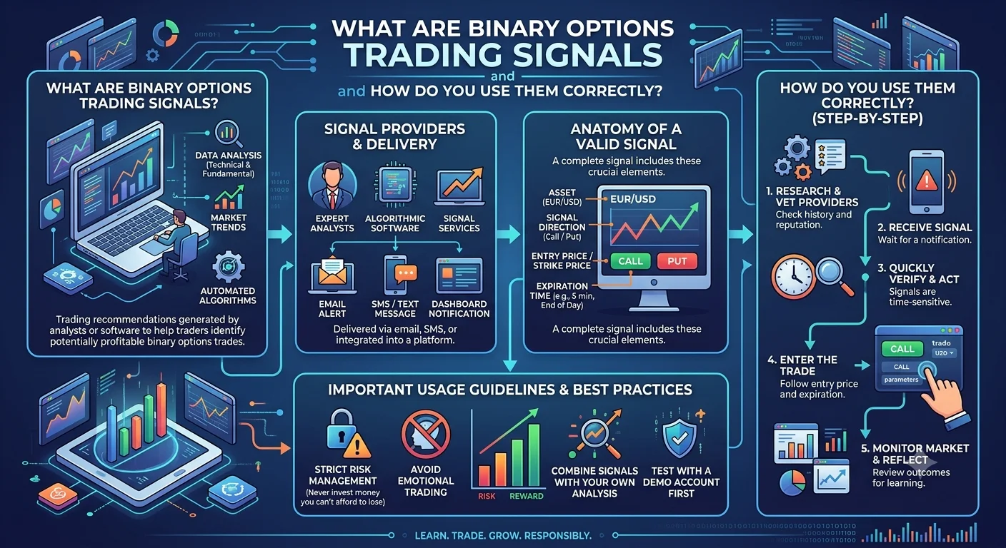 What Are Binary Options Trading Signals and How Do You Use Them Correctly