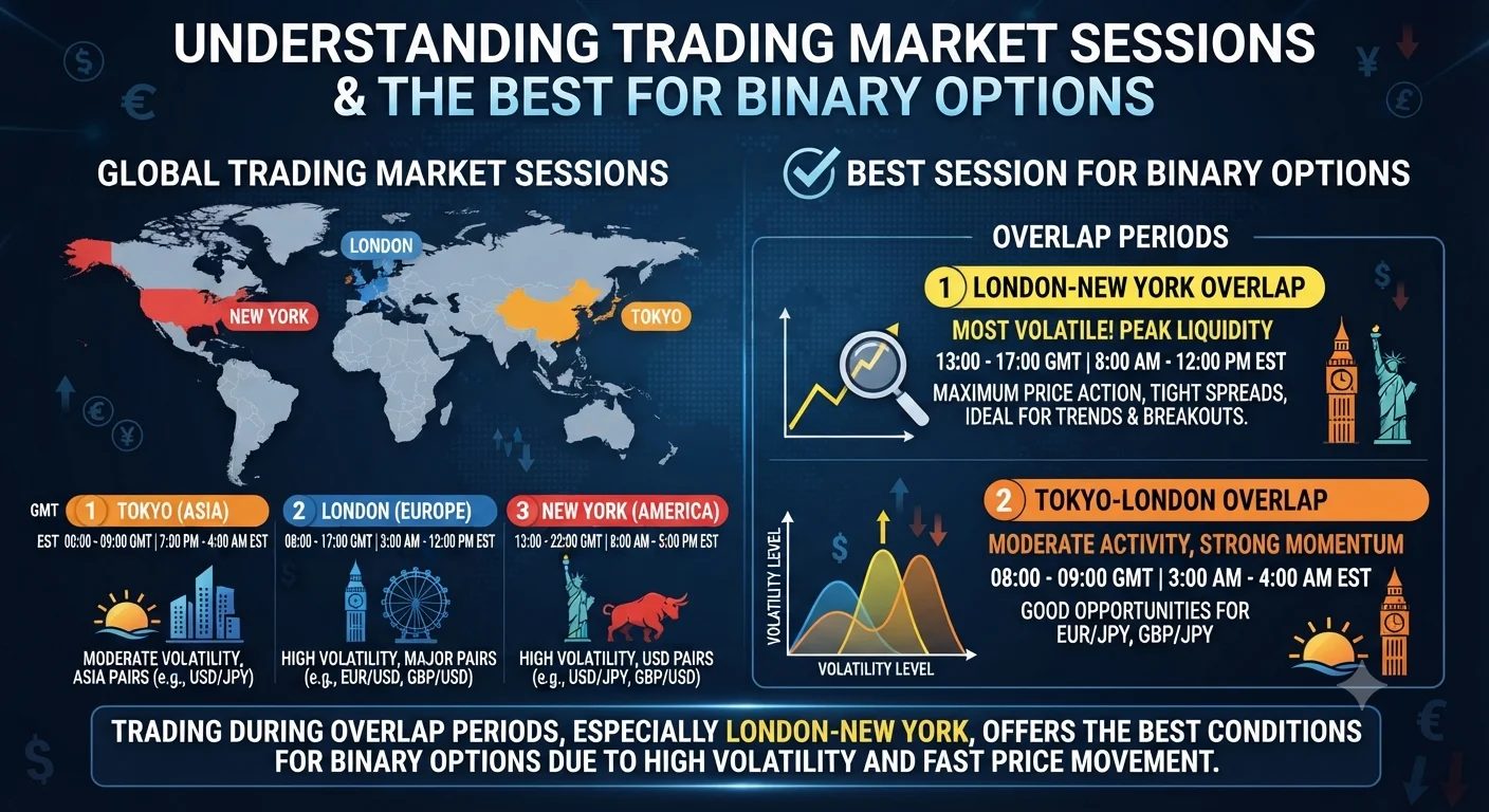 What Are Market Sessions in Trading and Which One Is Best for Binary Options