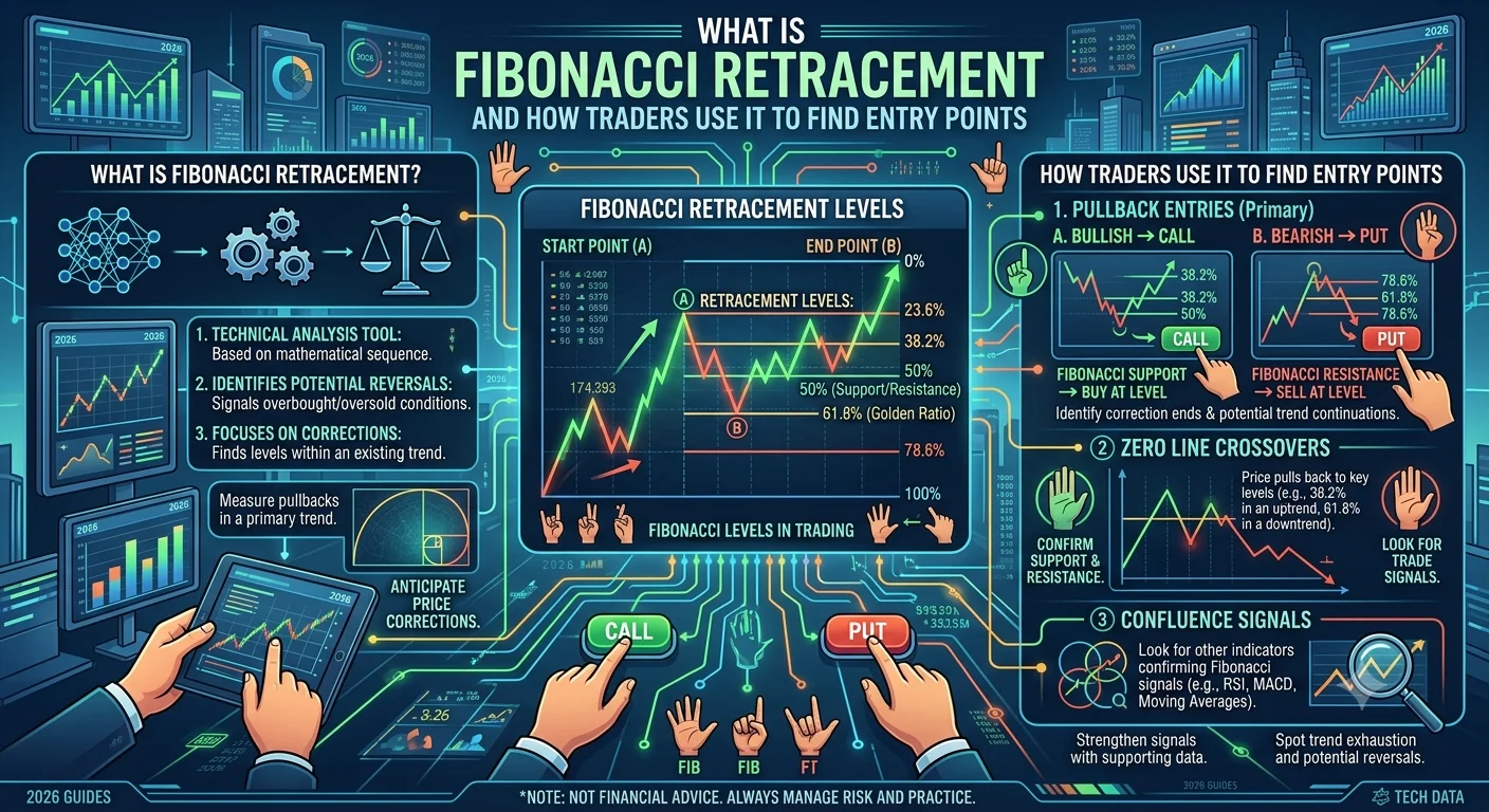 What Is Fibonacci Retracement and How Traders Use It to Find Entry Points