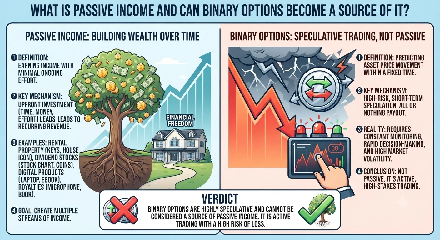 What Is Passive Income and Can Binary Options Become a Source of It