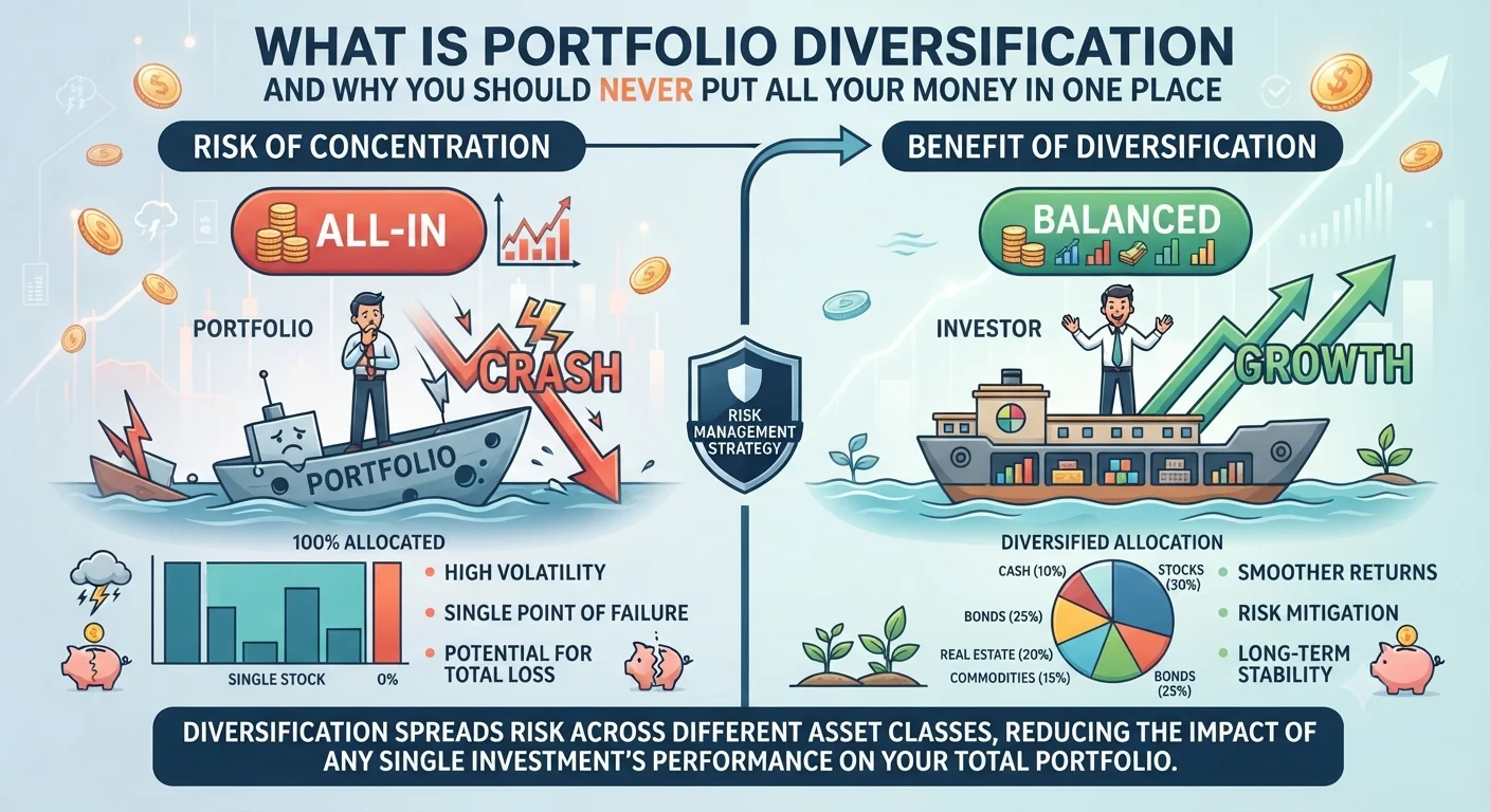 What Is Portfolio Diversification and Why You Should Never Put All Your Money in One Place