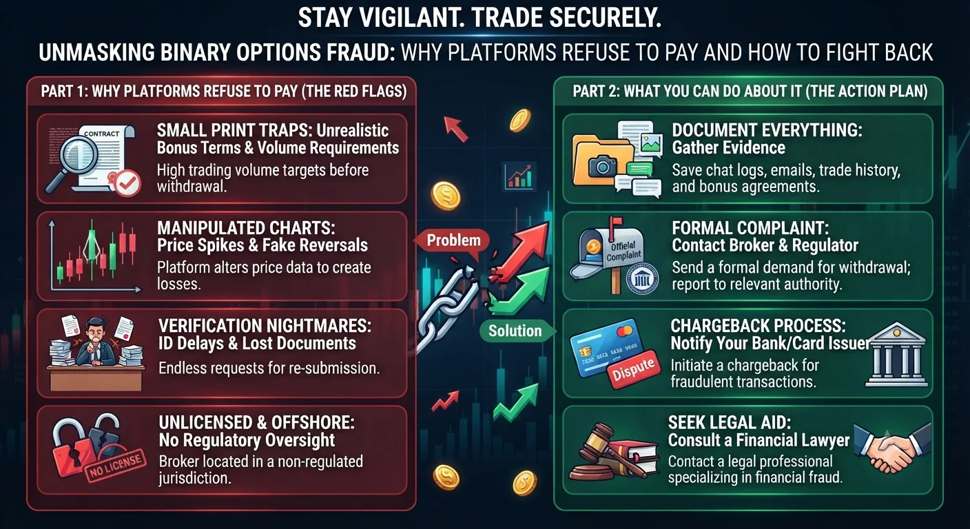 Why Some Binary Options Platforms Refuse to Pay and What You Can Do About It
